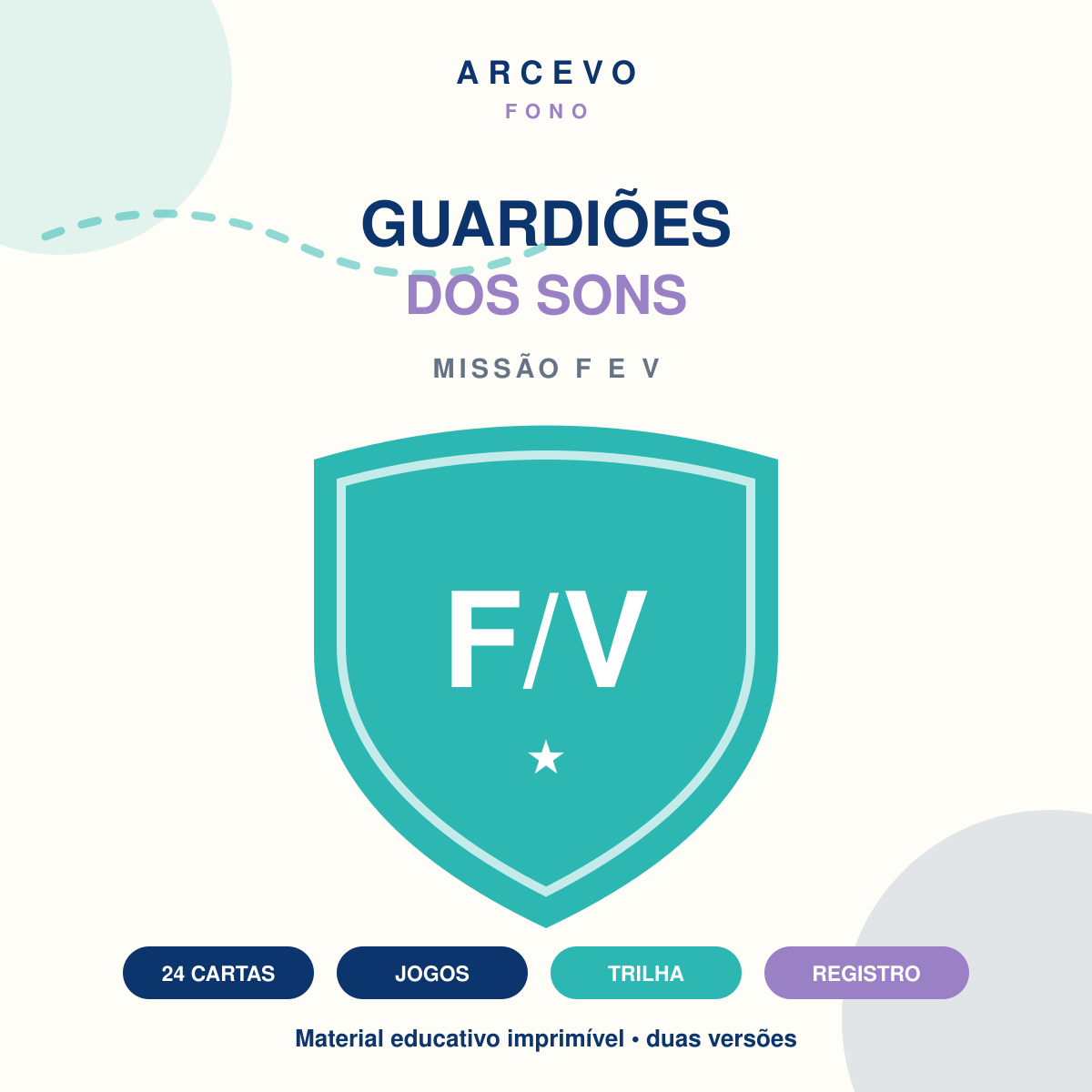 Capa Guardiões dos Sons F e V