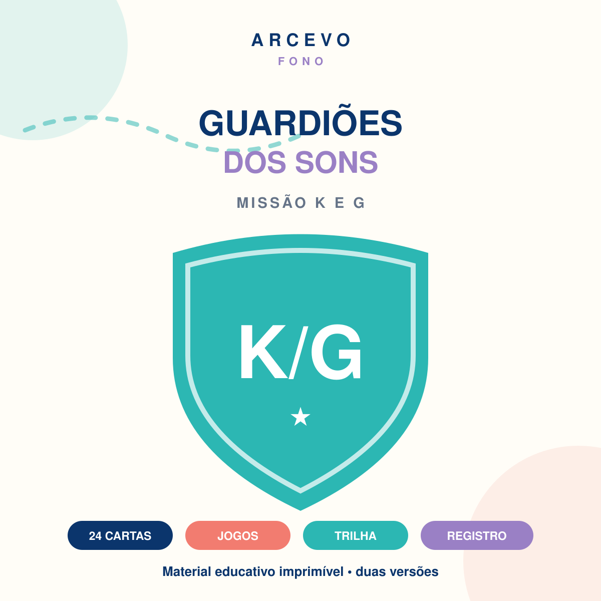 Capa Guardiões dos Sons K e G